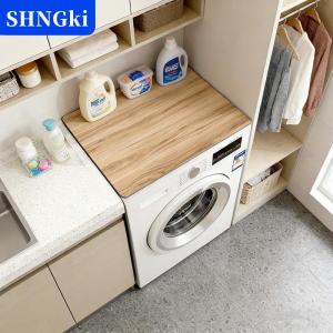 SHNGki 1 tấm bảo vệ máy giặt hạt gỗ nhẹ & Thảm bảo vệ quầy bếp Giặt khô nhanh chống trượt thấm nước trang trí nhà cửa