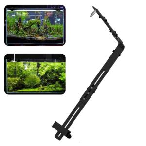 Aquariums Lamp Holder Aluminum Alloy Fishtanks Light Bracket With Flexible Height Control For Fishtanks Lighting Setups