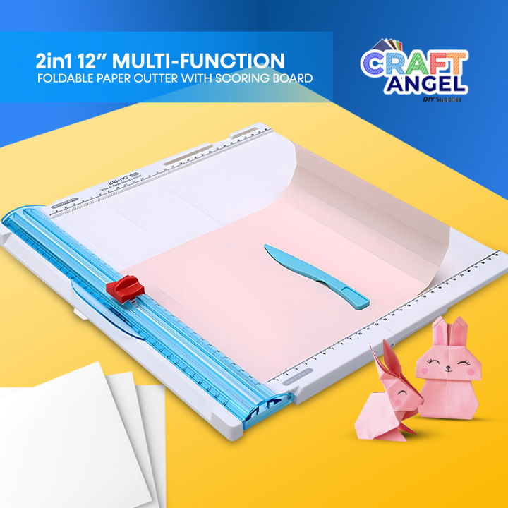 2in1 MultiFunction Paper Cutter 12 Inch Precision Paper Trimmer