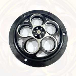 Cover spinner cover pelindung kipas radiator cnc model kembang flower vespa sprint primavera lx scoopy mio beat vario fino ATLANTIS