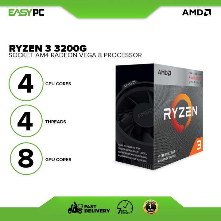 Amd ryzen 3 3200g with radeon vega graphics sale