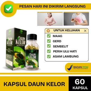 Obat Herbal BAB Lancar – Atasi Sembelit dan Susah Buang Air Besar - Ekstrak Daun Kelor 60 Kapsul BPOM
