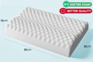 [Local Stock] Memory Foam Pillow Orthopedic Pillows Fiber Slow Rebound Cervical Health for Sleeping