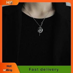 HB Luxury Moon Star Pendant Galaxy Necklace For Women Cool Neck Chain Collarbone Chain Korean Style Fashion Jewelry Party Gift
