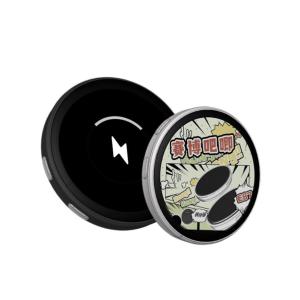 New Bluetooth Smart Dynamic E-Badge Anime Merchandise with 1.7 Digital Display Touch Screen Images GIFs Video Gift for Otaku Fans & Friends