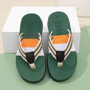 Free Shipping New Style Flip-Flops Soft-Soled Suitable For Outdoor Wear Vietnamese Beach Casual Sandals Non-Slip Fashionable With A Unique Color-Block Design Comfortable And Trendy