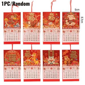 4Pcs 2026 Year of The Horse Mini Wall Calendars Chinese New Year Hanging Calendar Daily Calendar Home Office Desktop Decoration