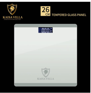 KAISA VILLA Digital Glass Personal Human Weighing Scale