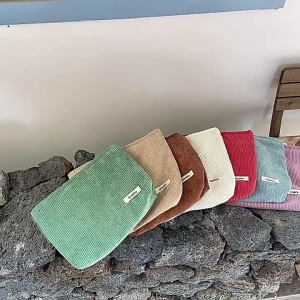 Túi đựng đồ trang điểm cho nữ giản dị vải to sợi mỹ phẩm Trường hợp dung tích lớn Túi đựng đồ vệ sinh cá nhân giản dị túi xách cho tổ chức vẻ đẹp mặt hàng