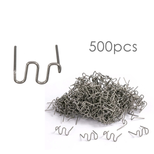 500pcs Plastic Welding Nails Hot Staples for Car Bumper Repair Automotive Plastic Fast Fix Welding Machine Gun