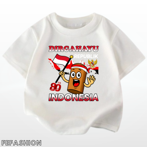 Kaos Anak Laki Laki Perempuan Tung Tung Dirgahayu Indonesia Ideal Usia 2-16 Tahun Kaos Oblong Anak Cowok Cewek