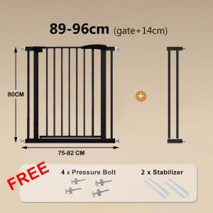 ที่กั้นบันได คอกกั้นเด็ก ที่กั้นเด็ก รั้วกั้นบันได รั้วกั้นเด็ก ที่กั้นประตู ประตูกั้นเด็ก ประตูกั้นบันได สำหรับเด็กและสัตว์เลี้ยง ไม่ต้องเจาะผนังรุ่น ล๊อคอัตโนม ใหม่แข็งแรง สีขาว/สีดำ 7/14/21/42/70cm เด็กผู้ชาย
