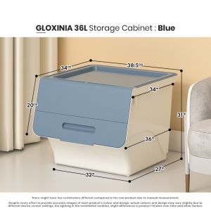 F&F : GLOXINIA Multipurpose Storage Box/ storage box organizer/ cabinet storage/toy storage basket
