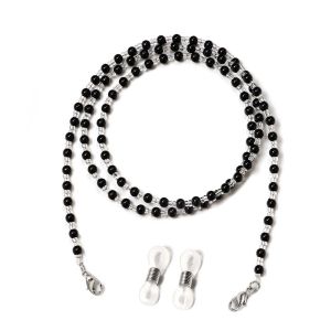 Simple Pearl Eeyglasses Rope Beaded Sunglasses Chains Crystal Spectacle Cord Chains Beads Glasses Chain Glasses Chains