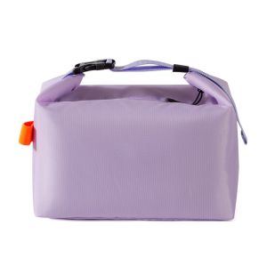 MMLUCK Foldable Oxford Cloth Lunch Box Bag Portable Large Capacity Lunch Pack Fruit Fresh-keeping Pouch Waterproof Insulated Tote Bag Camping