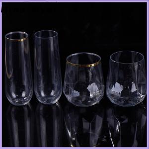 tantuoye 9 12OZ Plastic Champagne Flutes Stemless Plastic es Toasting es Drinkware For Party Wedding Birthday