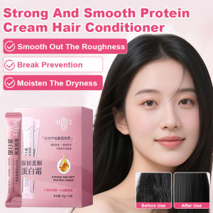 【Improve Dryness Frizz Fluffy】Amino Acid Essence Nourishing Hair Protein Cream Moisture Smooth Shiny Repair Damage Hair Conditioner Long-Lasting Fragrance Hair Mask