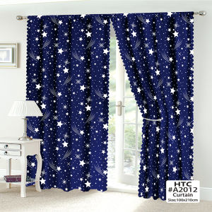 COD Black Red Design Curtain Kurtina and Stripes Repeating Pattern Curtains Living Home Decor Blinds 100*210cm 1Pcs for Window or Door Home Door Room Decors Black Blue Red Stars Curtains Plain Purple Curtain Kurtina for Window Door Room Decor