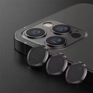 【✅SG LOCAL STOCK🔥】RICHMENTMALL iPhone Camera Lens Tempered Glass Camera Lens Screen Protector Metal Ring Case for iPhone 16/16/15/14/13/12/11 Pro Max Plus