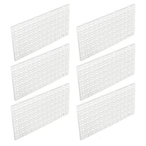 6Pcs Plastic Grids Divider Trays Aquariums EggCrate Light Diffuser Fish Tanks Divider Bottom Filtration Pad Grids