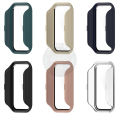 Hard Case Layar Redmi Band 2 Case + Tempered Glass Xiaomi Redmi Smart Band 2 / Amazfit Band 7 Hematacc. 