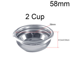 4 Cup 2 Cup 1 Cup Coffee Basket Suitable for 51/58mm Bottomless Portafilter Tamper Filters Tampers Coffeeware