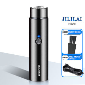 KUKE Alat Cukur Elektrik Mini Portable Rechargeable  Shaver USB Pencukur Kumis Alis Jenggot Cambang Bulu Kaki Ketiak  Cukuran Penghilang Bulu Halus Wajah Serbaguna Pisau Anti Karat Hypoallergenic Pria Wanita