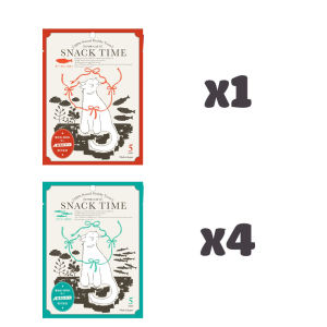 [Bundle of 5] Snack Time 100% Human Grade Kidney Friendly Japan Cat Treats Made in Japan 10g x 5pcs  - kcpetsg