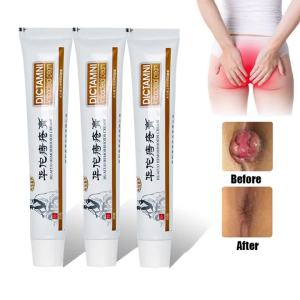 HuaTuo Herb Plants Mixed Hemorrhoids Ointment Powerful Anus Cream External/Internal  Fissure Treatment 20G/Bottle1/3/5/9PCS Natural Herbal Hemorrhoids Ointment for Internal and External Hemorrhoids Mixed Hemorrhoids Removal of Hemorrhoids