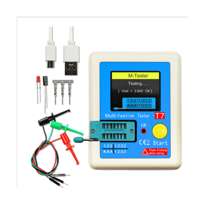 1 PCS LCRT7 New Transistor Tester NPN PNP MOSFET IR Multifunction