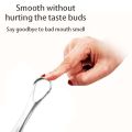 GL.Stainless Steel Oral Hygiene Tongue Scraper Personal Care Cleaning Tongue Moss Anti Bad Breath A. 