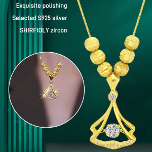 💎 Light Luxury Necklace for Women Sparkling Cubic Zirconia Pendant Elegant Everyday Jewellery Daily Wear