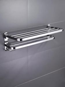 2026 Hot Sale [ Shipped from China ]304 Stainless steel towel rack bathroom storage rack no-drill bathroom towel rack toilet towel hanger B3