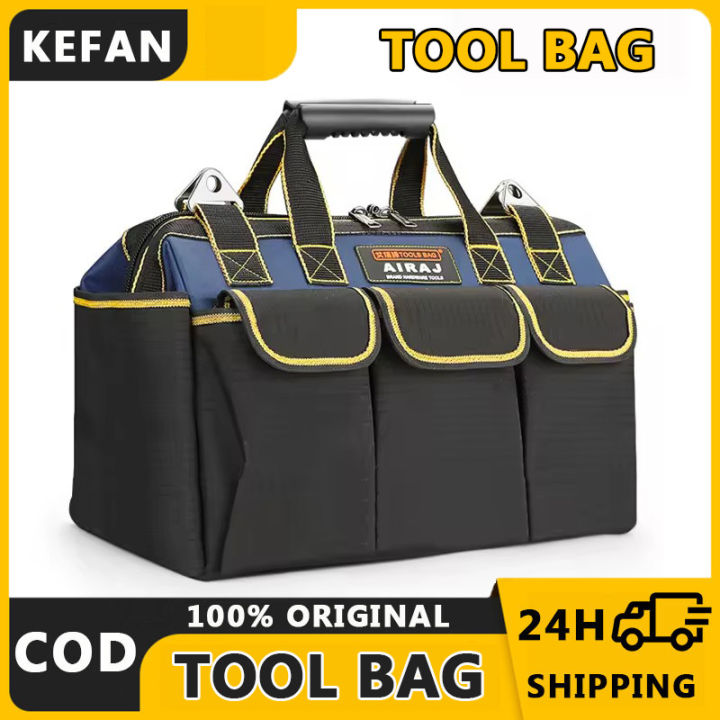 16 Inch Multi-Function Oxford Cloth Tool Bag Waterproof Storage Handbag ...