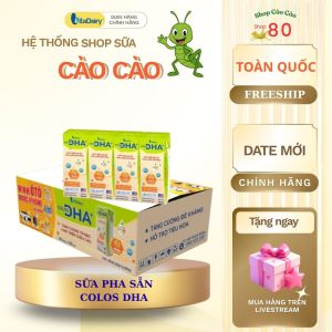 Combo 3-4 Sữa bột pha sẵn Colos DHA tăng cường miễn dịch phát triển trí não. Vitadairy