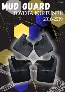 MUD GUARD TOYOTA FORTUNER 2016-2019 BLACK