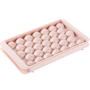 50 TRAY Round Ice Cube Ball Mold for Freezer with Lid  Ice Balls Cocktail Whiskey Tea Coffee Ais Kiub Acuan 球型冰格