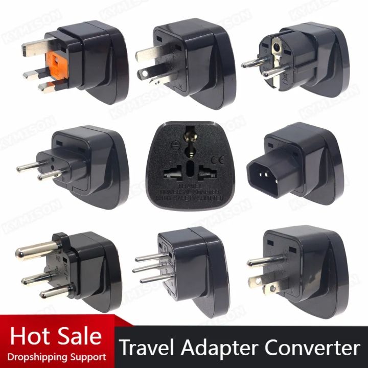 Universal CE America European Kr AU EU to US UK USA Plug Adapter South ...