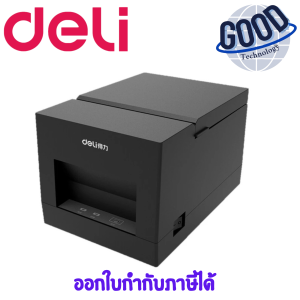 DELI  ( รุ่น 801PN ) เครื่องพิมพ์ใบเสร็จ สลิป Thermal Receipt Printer  สีดำ