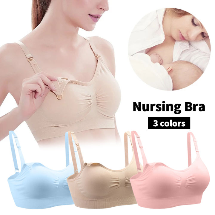 Maternity Nursing Bras M-XXL Plus Size Cotton Breastfeeding