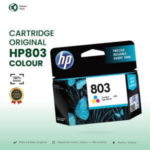 HP Cartridge 803 Black Color Original Tinta Printer Deskjet Cetakan Tajam Awet Hemat Terpercaya