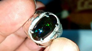 Cincin Perak Batu Kalimaya Teh Pekat Asli Banten Top Jarong