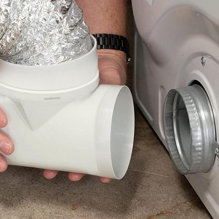 【Hot】Dryer Vent Elbow Kit Easy Duct Connector With Large Size Design