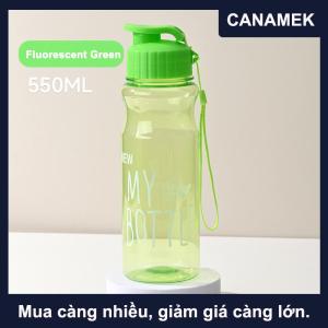 【CANAMEK】 Công suất lớn cốc nước thể thao màu trong suốt vật nuôi lật trên cốc nước lạnh chai nước không gian cốc nước bằng nhựa