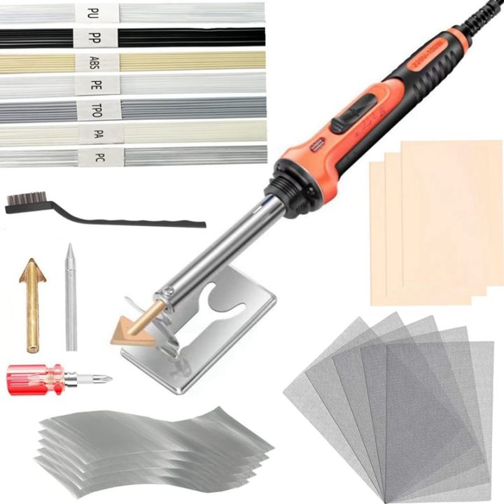 100W Plastic Welder, 2In1 Plastic Welding Kit with Soldering Iron