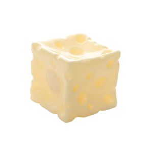 GTRBFDS Non-Bounce Jumbo Cheese Cube Stress Ball Squishy Texture Shapeable Cheese Squeeze Fidget Toy  Anti-Stress ASMR Sensory Stress Toy Birthday Gift