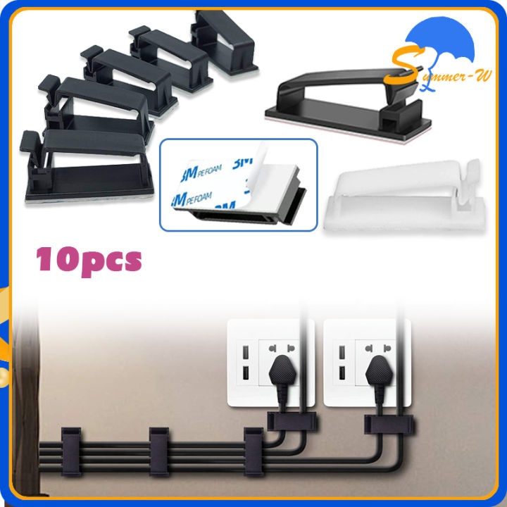 10 pcs Klip Kabel Tempel / Penjepit Kabel Dinding / Klip Kabel Dinding / Penjepit Kabel