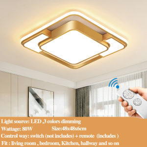 KASIDA ceiling lights modern design Aisle led ceiling lights tri colors chandelier ceiling light sala center light for ceiling Home Lighting Led Surface Mounted ceiling lamp for Bedroom Living Room Kitchen Corridor Balcony