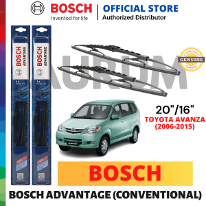 Bosch Advantage Wiper Blade set for Toyota Avanza 2006-2015 (20Inches/16inches) 2pcs