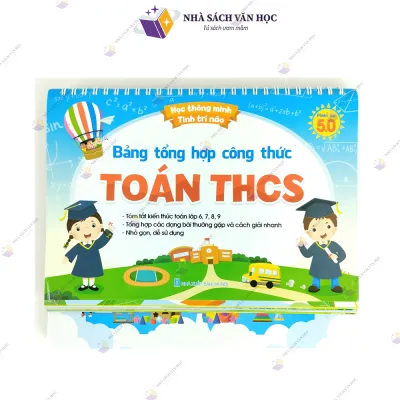 Sách - Bộ Lịch Bảng Tổng Hợp Công Thức Toán & Tiếng Anh THCS (Phiên bản 5.0)